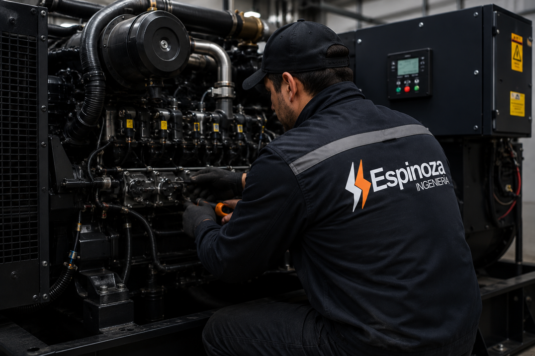 Técnico especializado en mantenimiento de generadores